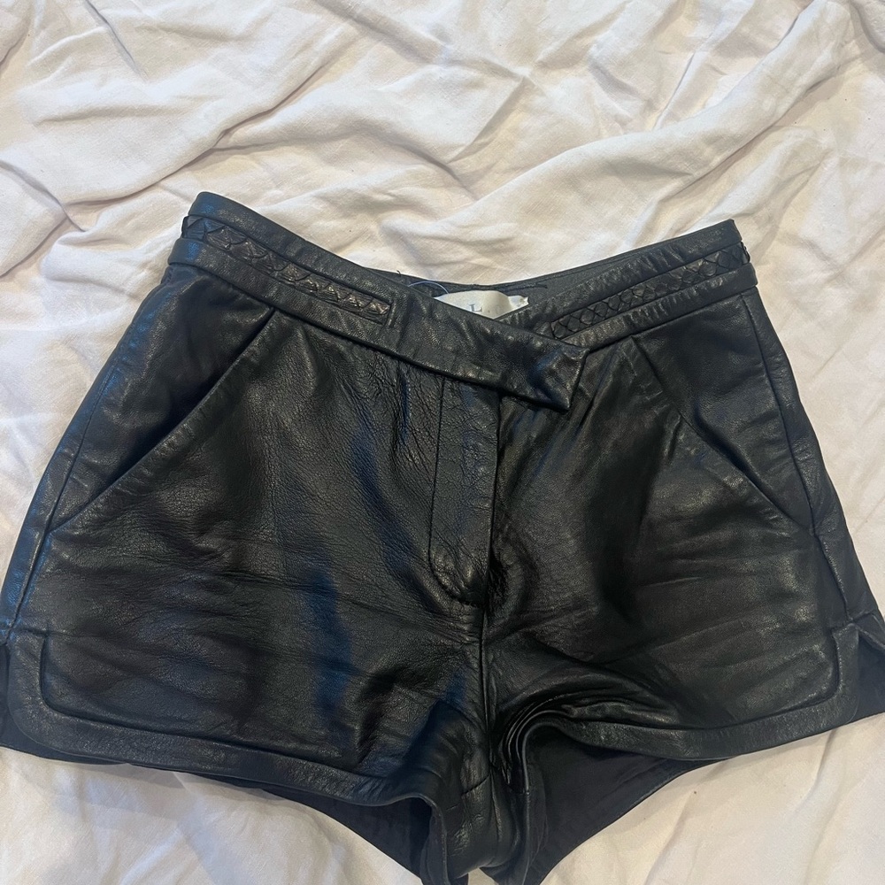 ALC Leather Shorts 00